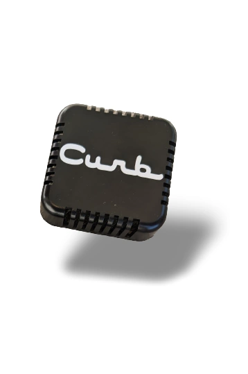 Curb in its final enclosure